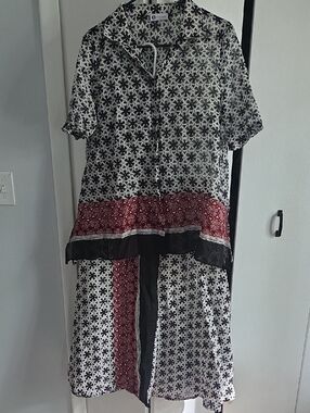 Diana Gallesi Black And White Skirt-Top Dress 8